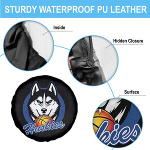Cool Siberian Husky Basketball Spare Tire Cover Gift For Dog Lovers TS12 Print Your Wear