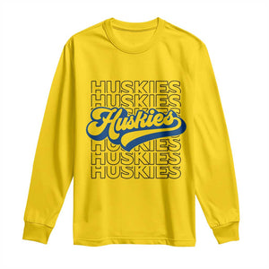 Proud Siberian Husky Fan Long Sleeve Shirt Sports Dog Lover TS12 Daisy Print Your Wear