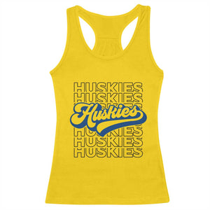 Proud Siberian Husky Fan Racerback Tank Top Sports Dog Lover TS12 Daisy Print Your Wear