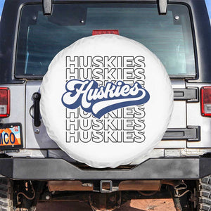 Proud Siberian Husky Fan Spare Tire Cover Sports Dog Lover TS12 No hole White Print Your Wear