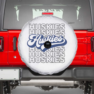 Proud Siberian Husky Fan Spare Tire Cover Sports Dog Lover TS12 White Print Your Wear