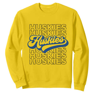 Proud Siberian Husky Fan Sweatshirt Sports Dog Lover TS12 Daisy Print Your Wear