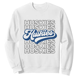 Proud Siberian Husky Fan Sweatshirt Sports Dog Lover TS12 White Print Your Wear