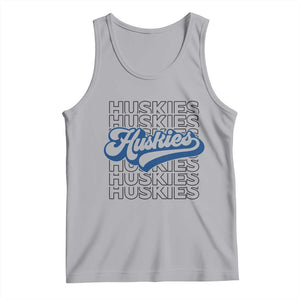 Proud Siberian Husky Fan Tank Top Sports Dog Lover TS12 Athletic Heather Print Your Wear