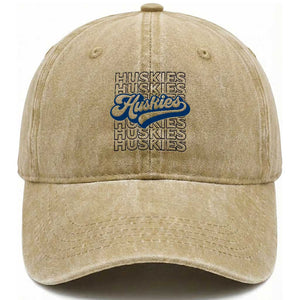 Proud Siberian Husky Fan Washed Cotton Baseball Cap Sports Dog Lover TS12 Print Your Wear