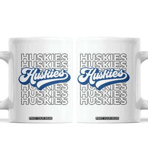 Proud Siberian Husky Fan Coffee Mug Sports Dog Lover TS12 White Print Your Wear