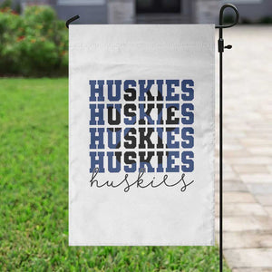 Husky Fan Paw Inset Garden Flag Team Pride School Spirit TS12 Print Your Wear