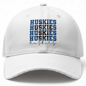 Husky Fan Paw Inset Baseball Cap Team Pride School Spirit TS12 Print Your Wear