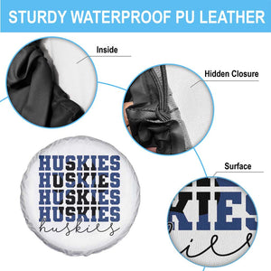 Husky Fan Paw Inset Spare Tire Cover Team Pride School Spirit TS12 Print Your Wear