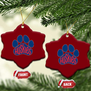 Siberian Husky Fan Paw Ceramic Ornament Sports Dog Lover TS12 Print Your Wear