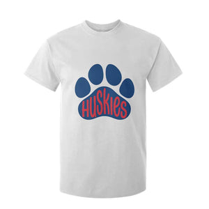 Siberian Husky Fan Paw T Shirt For Kid Sports Dog Lover TS12 White Print Your Wear