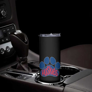 Siberian Husky Fan Paw Skinny Tumbler Sports Dog Lover TS12 Print Your Wear