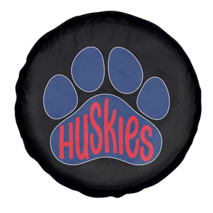 Siberian Husky Fan Paw Spare Tire Cover Sports Dog Lover TS12 Print Your Wear