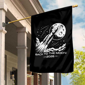 Back To The Moon Garden Flag Space Exploration Moon Journey 2026 TS12 Print Your Wear