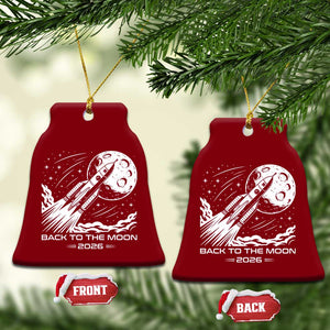 Back To The Moon Ceramic Ornament Space Exploration Moon Journey 2026 TS12 Print Your Wear