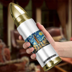Lunar Mission Astronaut Starry Night Bullet Tumbler Space Lover Gift TS12 Print Your Wear