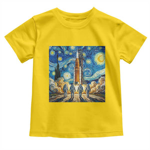 Lunar Mission Astronaut Starry Night Toddler T Shirt Space Lover Gift TS12 Daisy Print Your Wear