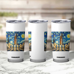 Lunar Mission Astronaut Starry Night Tumbler Cup Space Lover Gift TS12 Print Your Wear