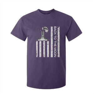 Patriotic American Pride Astronaut Lunar Mission T Shirt For Kid Back To The Moon TS12 Purple Print Your Wear