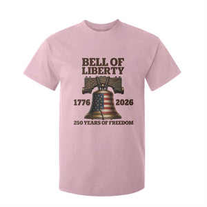 Liberty Bell 250th Anniversary T Shirt For Kid American Pride Gift TS12 Light Pink Print Your Wear