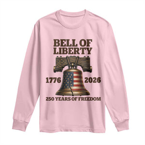 Liberty Bell 250th Anniversary Long Sleeve Shirt American Pride Gift