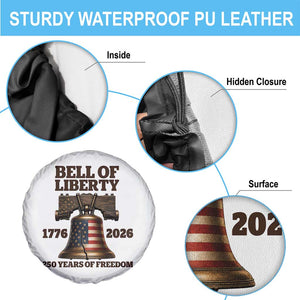 Liberty Bell 250th Anniversary Spare Tire Cover American Pride Gift