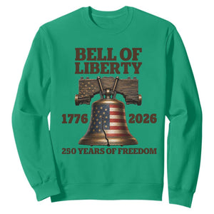 Liberty Bell 250th Anniversary Sweatshirt American Pride Gift TS12 Irish Green Print Your Wear