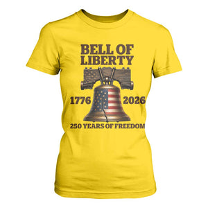 Liberty Bell 250th Anniversary T Shirt For Women American Pride Gift TS12 Daisy Print Your Wear