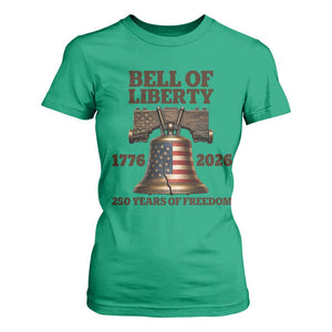 Liberty Bell 250th Anniversary T Shirt For Women American Pride Gift TS12 Irish Green Print Your Wear