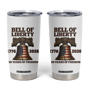 Liberty Bell 250th Anniversary Tumbler Cup American Pride Gift