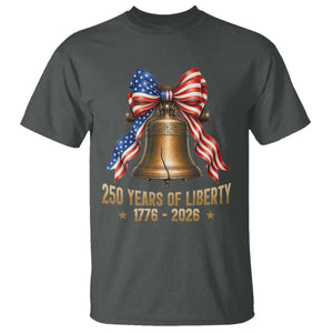 250 Years Of Liberty T Shirt American Heritage Bell Graphic