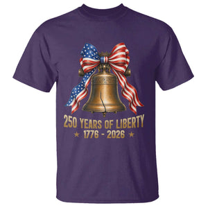 250 Years Of Liberty T Shirt American Heritage Bell Graphic