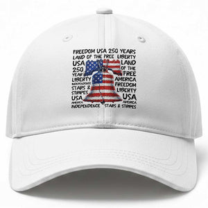 250 Years Of Freedom Baseball Cap Red White Blue Liberty Bell