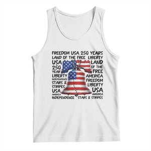 250 Years Of Freedom Tank Top Red White Blue Liberty Bell
