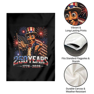 USA 250th Anniversary Tung Tung Sahur Garden Flag Funny American Anniversary Celebration