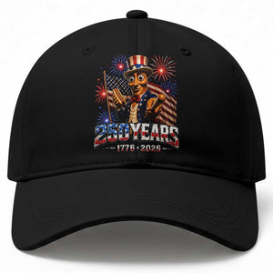 USA 250th Anniversary Tung Tung Sahur Baseball Cap Funny American Anniversary Celebration