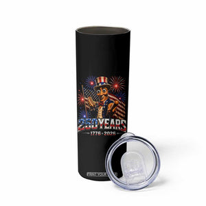 USA 250th Anniversary Tung Tung Sahur Skinny Tumbler Funny American Anniversary Celebration TS12 Print Your Wear