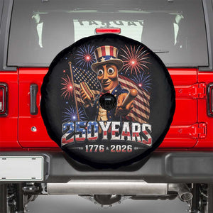 USA 250th Anniversary Tung Tung Sahur Spare Tire Cover Funny American Anniversary Celebration TS12 Black Print Your Wear