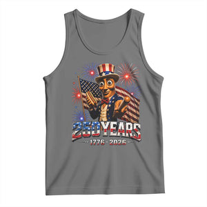 USA 250th Anniversary Tung Tung Sahur Tank Top Funny American Anniversary Celebration