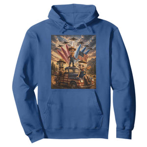 Patriotic Italian Brainrot Farmer Meme Hoodie Funny USA Freedom Jet Fighter Graphic