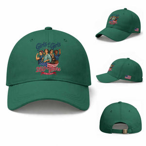 USA 250th Anniversary Feminist Baseball Cap Girls Will Be Girls