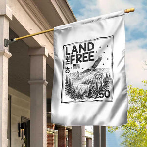 Vintage USA 250 Patriotic Pride Garden Flag Land Of The Free