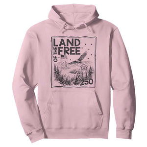 Vintage USA 250 Patriotic Pride Hoodie Land Of The Free