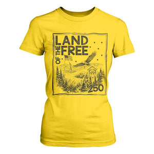 Vintage USA 250 Patriotic Pride T Shirt For Women Land Of The Free TS12 Daisy Print Your Wear
