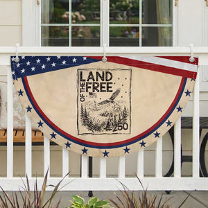 Vintage USA 250 Pride Patriotic Fan Flag Land Of The Free