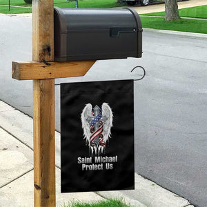 Saint Michael Protect Us American Christian Heritage Garden Flag Catholic Faith Gift
