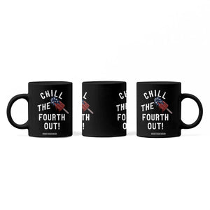 American Flag Popsicle Coffee Mug Chill The Fourth Out