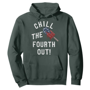 American Flag Popsicle Hoodie Chill The Fourth Out