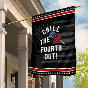 American Flag Popsicle Patriotic Garden Flag Chill The Fourth Out