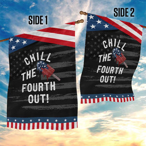 American Flag Popsicle Patriotic Garden Flag Chill The Fourth Out
